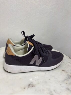 New Balance Purple and Tan Casual Runner Sneakers